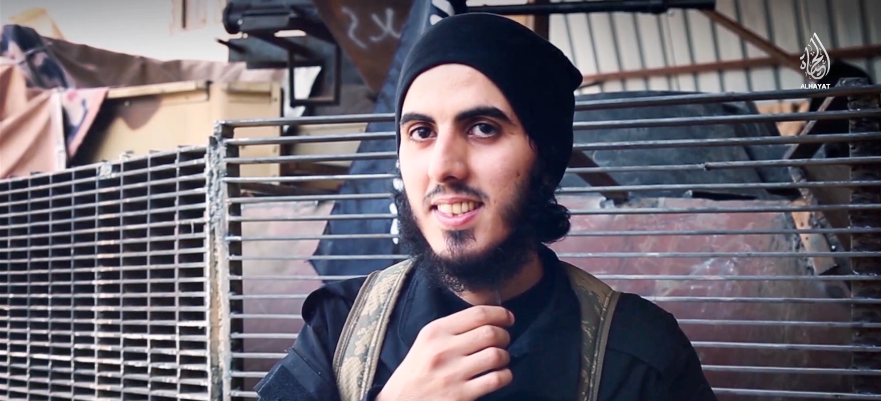 weird stare by isis man Blank Meme Template