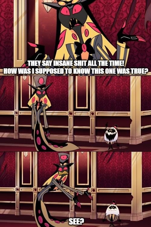 Sir Pentious insane comment Blank Meme Template