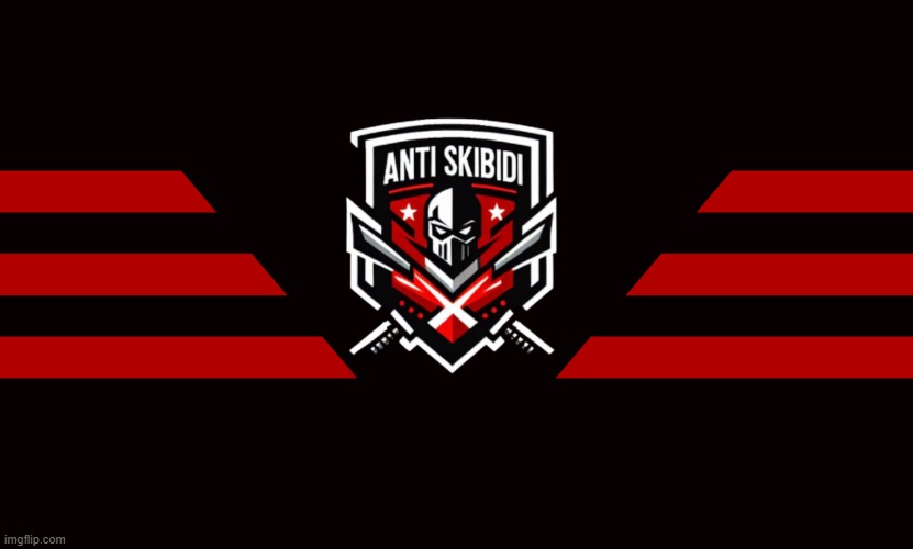 Official flag for Anti-Skibidi_Union (Le flag has arrived) | image tagged in anti-skibidi_union flag | made w/ Imgflip meme maker