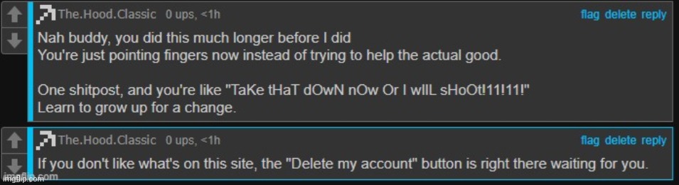 That one hit hard | made w/ Imgflip meme maker