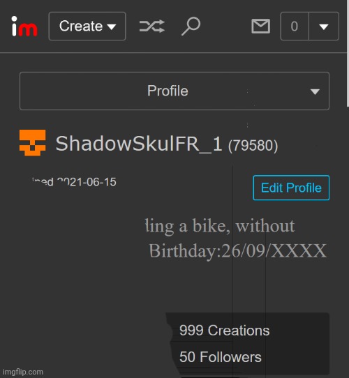 Actually I finally found the color of the imgflip dark mode  (#333333) | image tagged in ssfr profile | made w/ Imgflip meme maker