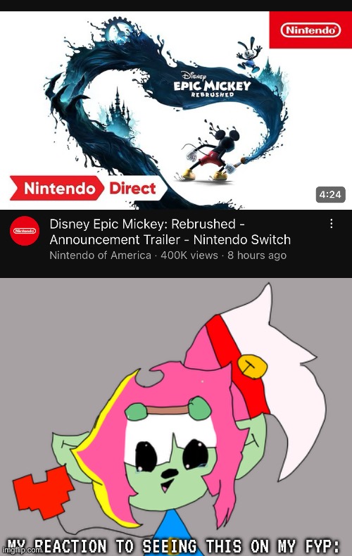 Switch’s reaction to this: | MY REACTION TO SEEING THIS ON MY FYP: | made w/ Imgflip meme maker