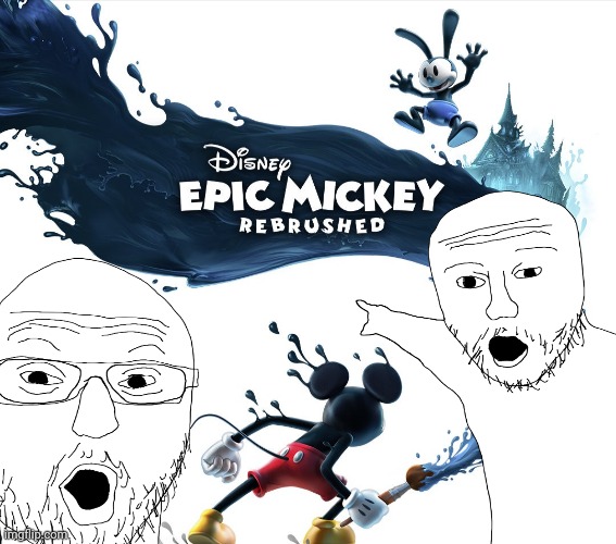 ITS HAPPENING | image tagged in gaming,mickey mouse | made w/ Imgflip meme maker