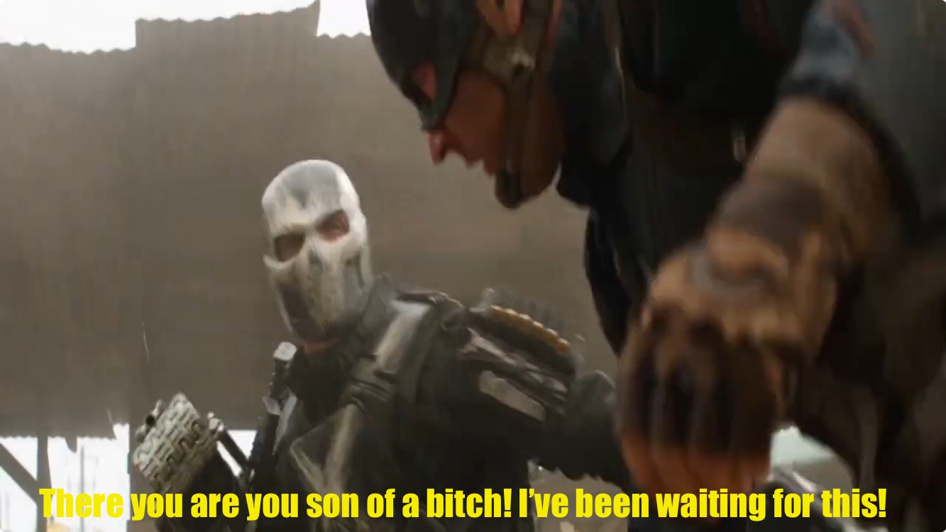 Crossbones There you are I’ve been waiting for this Blank Meme Template