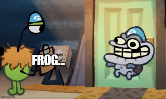 FROG... | image tagged in amogus,crazy frog | made w/ Imgflip meme maker