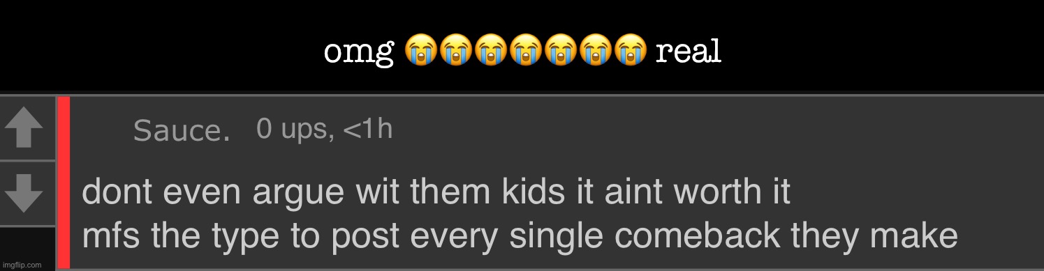 omg 😭😭😭😭😭😭😭 real | made w/ Imgflip meme maker