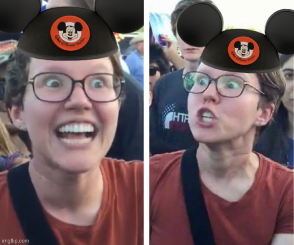 Leftist Disney hypocrisy | image tagged in leftist disney hypocrisy | made w/ Imgflip meme maker