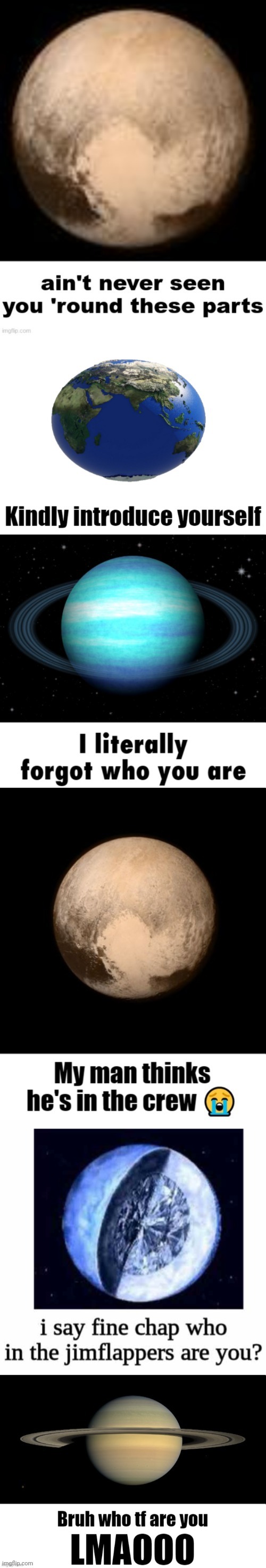 High Quality The planets Blank Meme Template