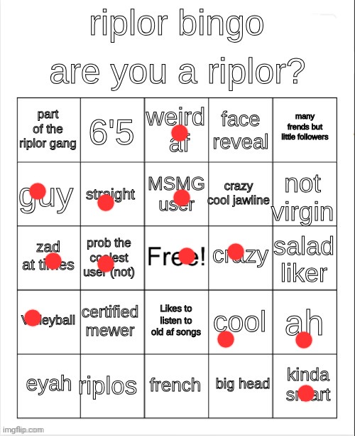 Wot does riplor gang mean | image tagged in riplor bingo | made w/ Imgflip meme maker
