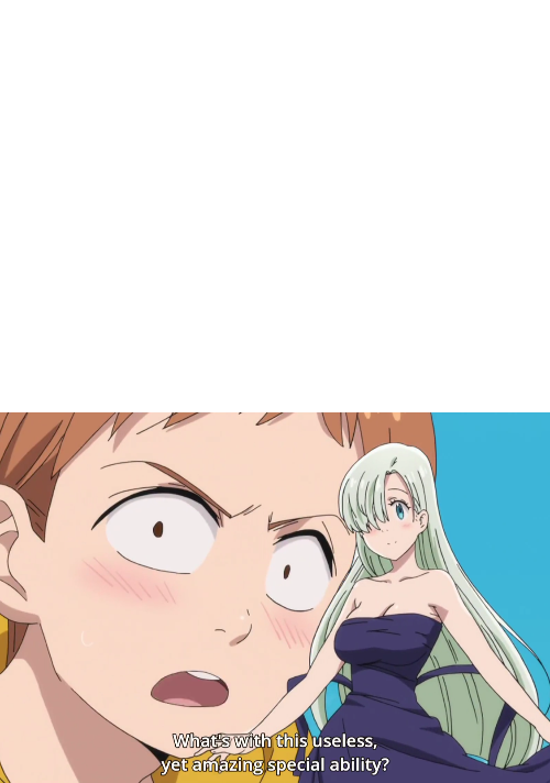 High Quality useless talents, version 2 Blank Meme Template