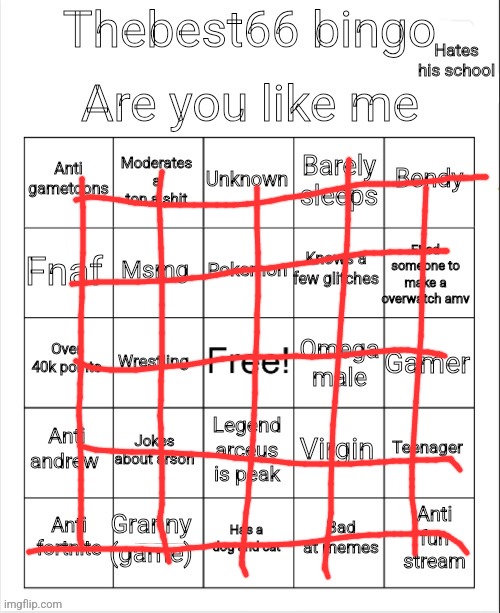 Thebest66 bingo v 1 | image tagged in thebest66 bingo v 1 | made w/ Imgflip meme maker