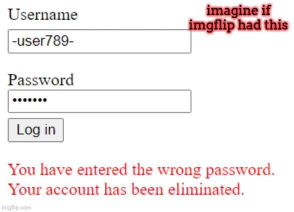 squid game ahh login ☠️ | imagine if imgflip had this | made w/ Imgflip meme maker