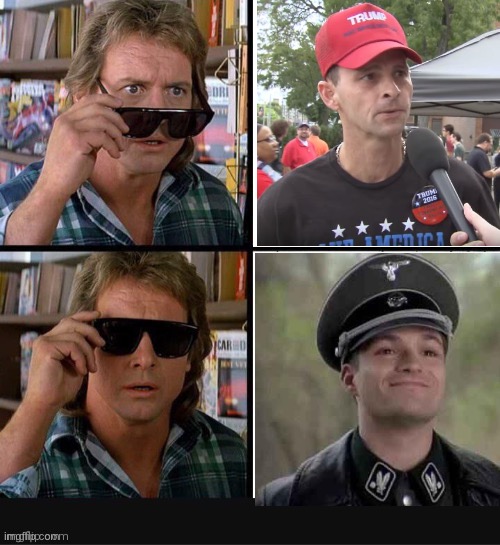 They Live Roddy Piper sunglasses #1 | image tagged in they live roddy piper sunglasses 1 | made w/ Imgflip meme maker