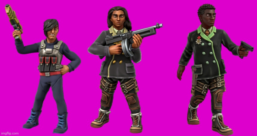 image tagged in major kazuo singh,captain arianna dorado,commander trevor davids | made w/ Imgflip meme maker