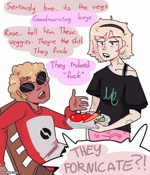 nobody tell him about veggietales | made w/ Imgflip meme maker