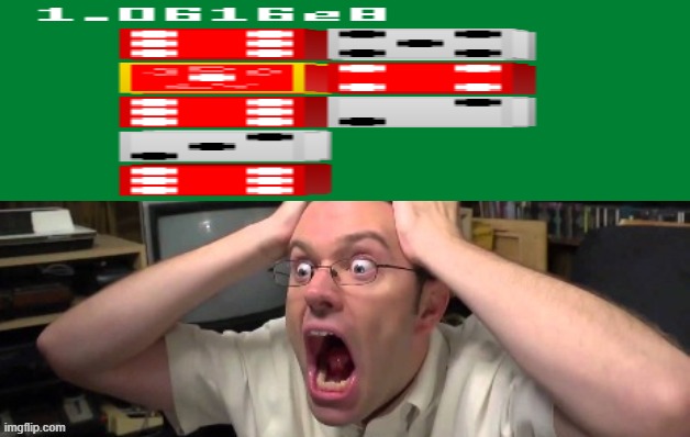 my luck is frightening | image tagged in is stuck in a | made w/ Imgflip meme maker