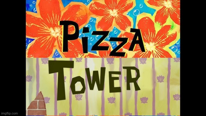 image tagged in spongebob,pizza tower | made w/ Imgflip meme maker