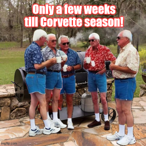 Corvette Season | Only a few weeks till Corvette season! | image tagged in corvette | made w/ Imgflip meme maker