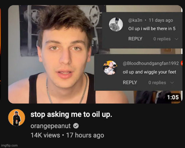 should he oil up? | made w/ Imgflip meme maker