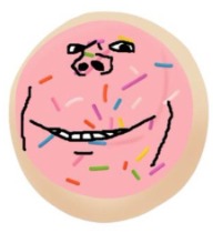 I just scratched my eye | image tagged in frostedsugarcookiejak | made w/ Imgflip meme maker