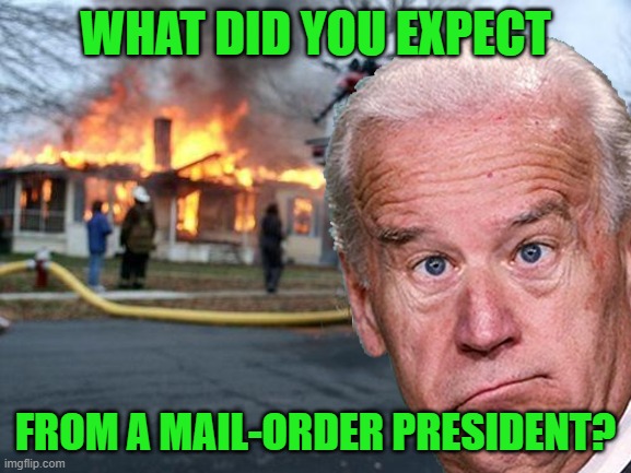 WHAT DID YOU EXPECT FROM A MAIL-ORDER PRESIDENT? | made w/ Imgflip meme maker