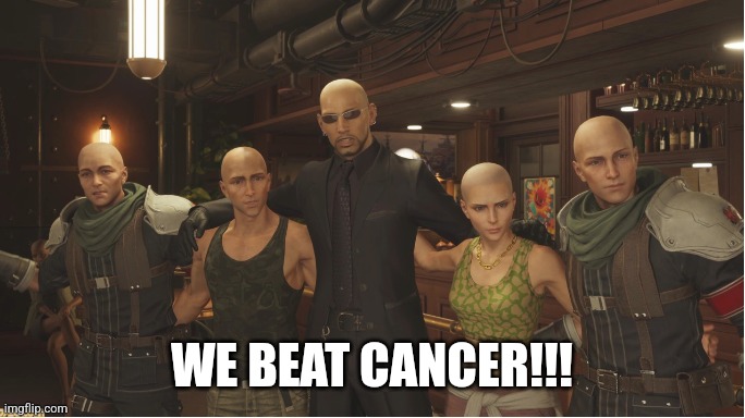 We Beat Cancer | WE BEAT CANCER!!! | image tagged in final destination | made w/ Imgflip meme maker
