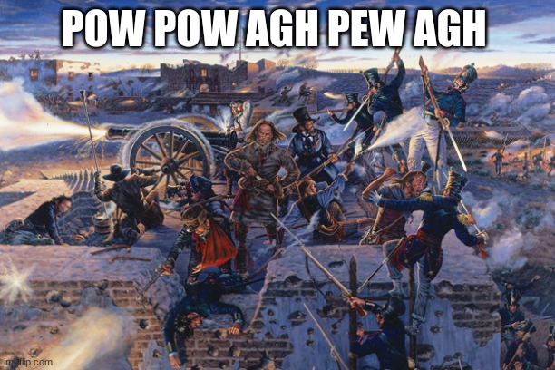 POW POW AGH PEW AGH | made w/ Imgflip meme maker