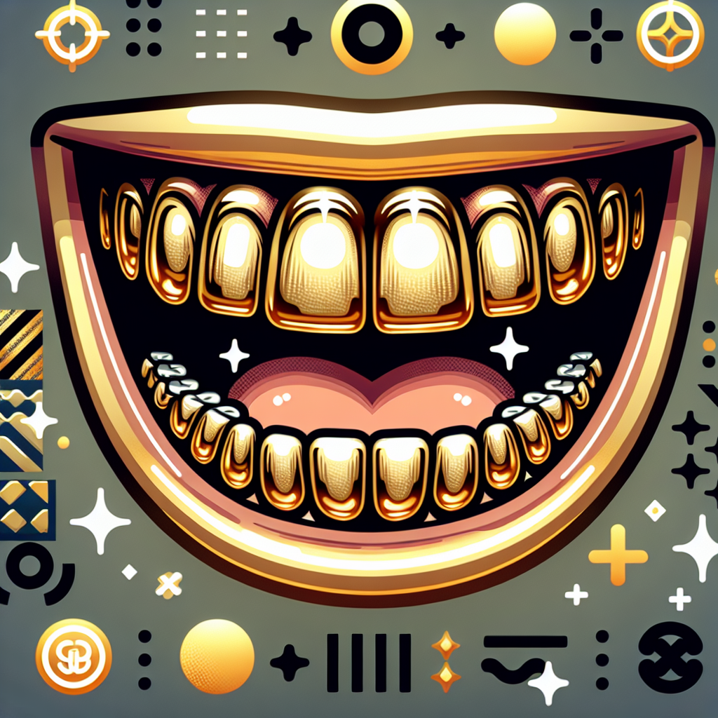 Gold teeth bling Gucci Blank Meme Template