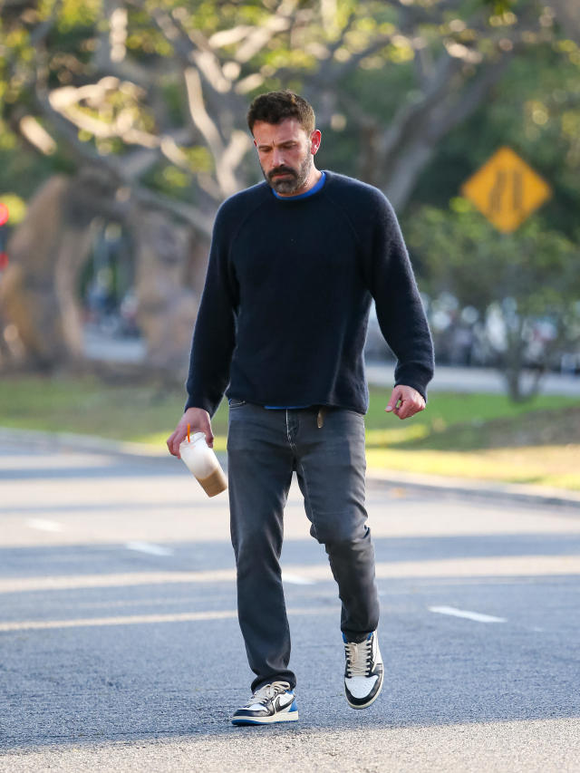 Ben Affleck walk Blank Meme Template