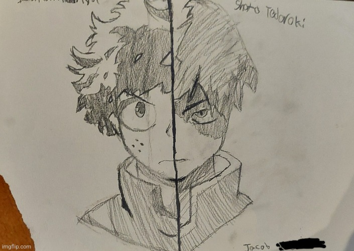 Izuku midoriya and shoto todoroki | image tagged in mha,nyaaaaaaagh,youre gonna have a bad time,thats the trash can feel free to visit,im making undertale tags,even tho its mha | made w/ Imgflip meme maker
