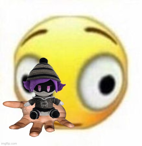 Cursed flustered emoji | image tagged in cursed flustered emoji | made w/ Imgflip meme maker