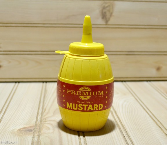 Antique mustard bottle | made w/ Imgflip meme maker