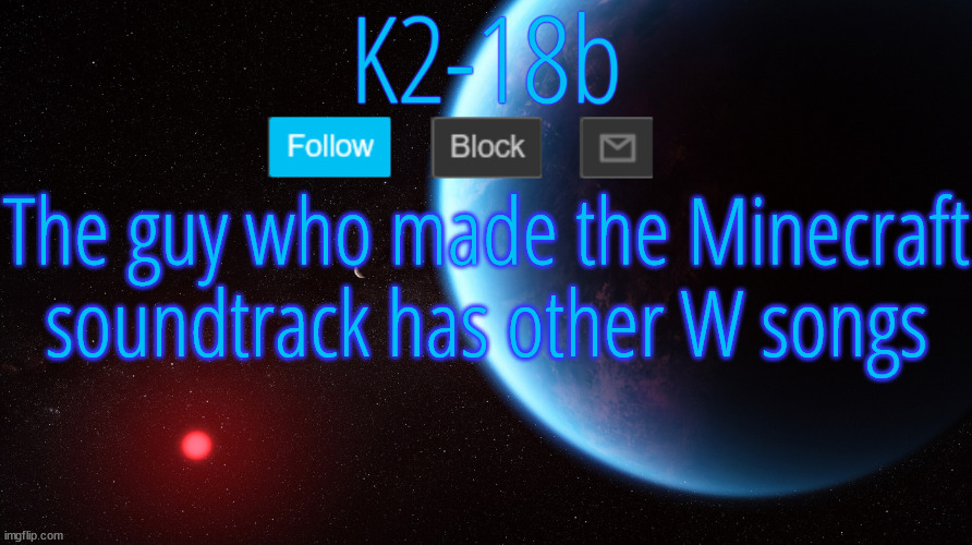 Check out C418 | The guy who made the Minecraft soundtrack has other W songs | image tagged in silver announcement template 5 0 | made w/ Imgflip meme maker