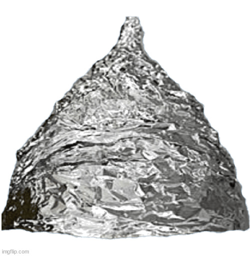 Tinfoil Hat | image tagged in tinfoil hat | made w/ Imgflip meme maker