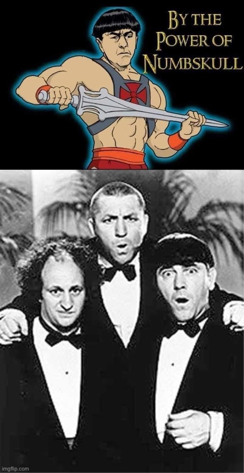 Greyskull | image tagged in the three stooges,numbskull | made w/ Imgflip meme maker