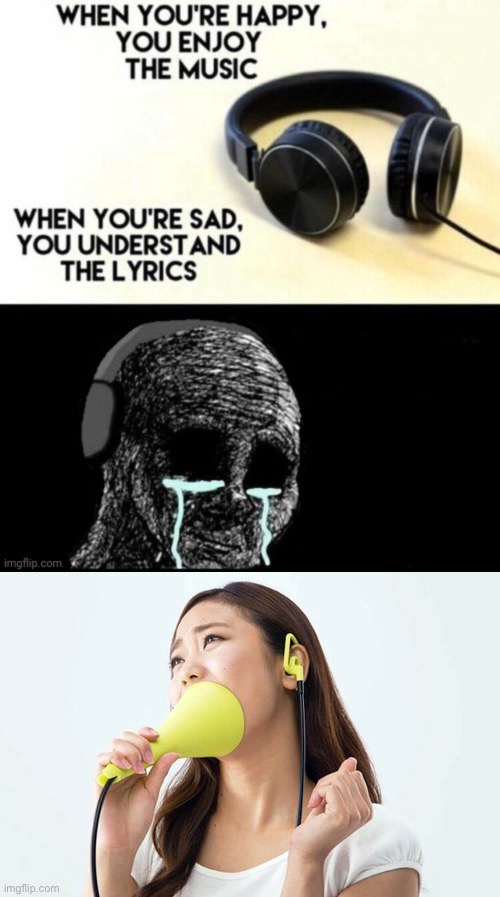 Singing | image tagged in when you're happy you enjoy the music,singing | made w/ Imgflip meme maker