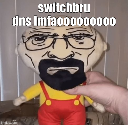 stewie white | switchbru dns lmfaooooooooo | image tagged in stewie white | made w/ Imgflip meme maker