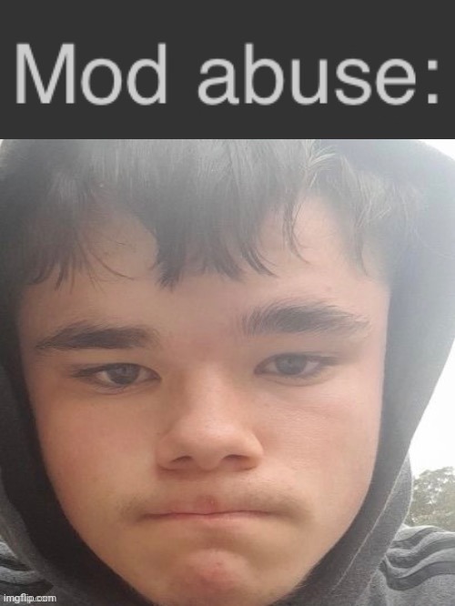 mod abuse | image tagged in mod abuse | made w/ Imgflip meme maker