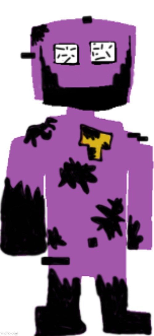 Here is the corupted Purple Man requested by Libra_Ninjagoandroblox_Fan | made w/ Imgflip meme maker