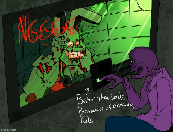 That’s the mods reactions while i was posting a crap ton of fnaf memes into the stream | image tagged in fnaf,fnaf 3,springtrap,fnaf springtrap in window,annoyed | made w/ Imgflip meme maker