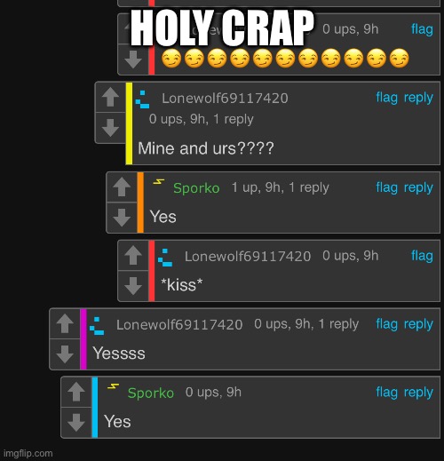 Wow sporko | HOLY CRAP | made w/ Imgflip meme maker