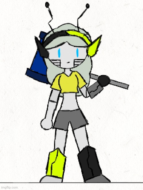 Scout drawing for scribble :) | made w/ Imgflip meme maker