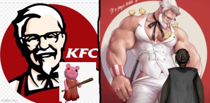 KFC snotty boy glow up | image tagged in kfc snotty boy glow up | made w/ Imgflip meme maker