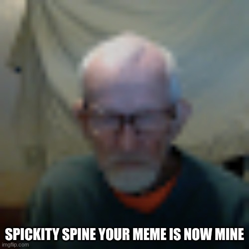 SPICKITY SPINE YOUR MEME IS NOW MINE | image tagged in lol | made w/ Imgflip meme maker