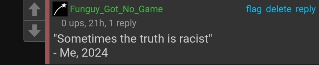 sometimes the truth is racist Blank Meme Template