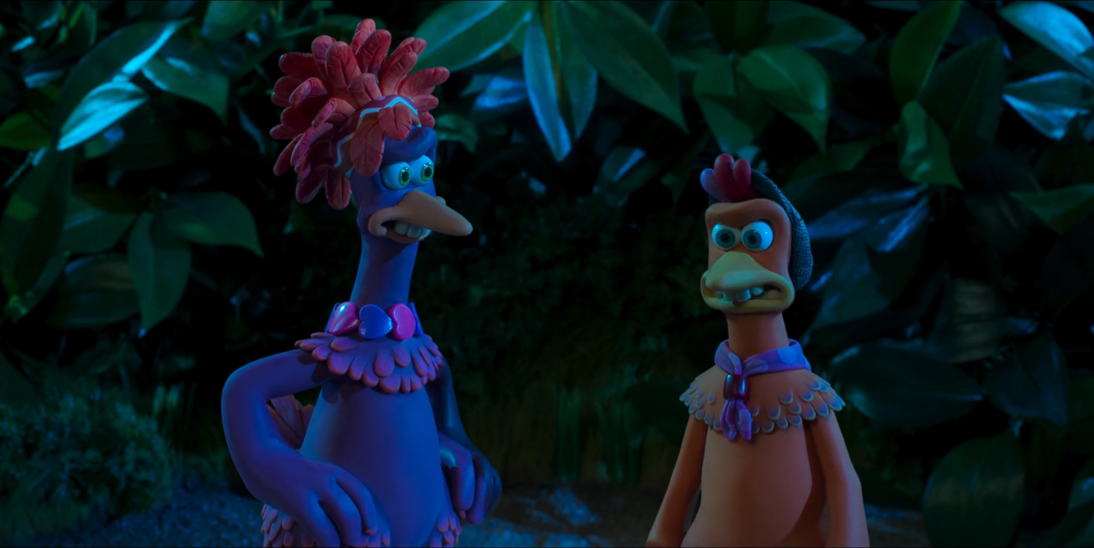 Molly asking “wait what’s a death wish?” Scene from chicken run Blank Meme Template