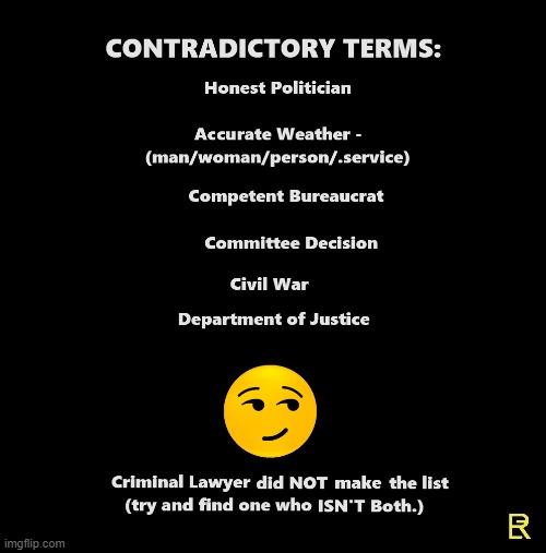 Contradictory Terms 1 | image tagged in government,american politics | made w/ Imgflip meme maker