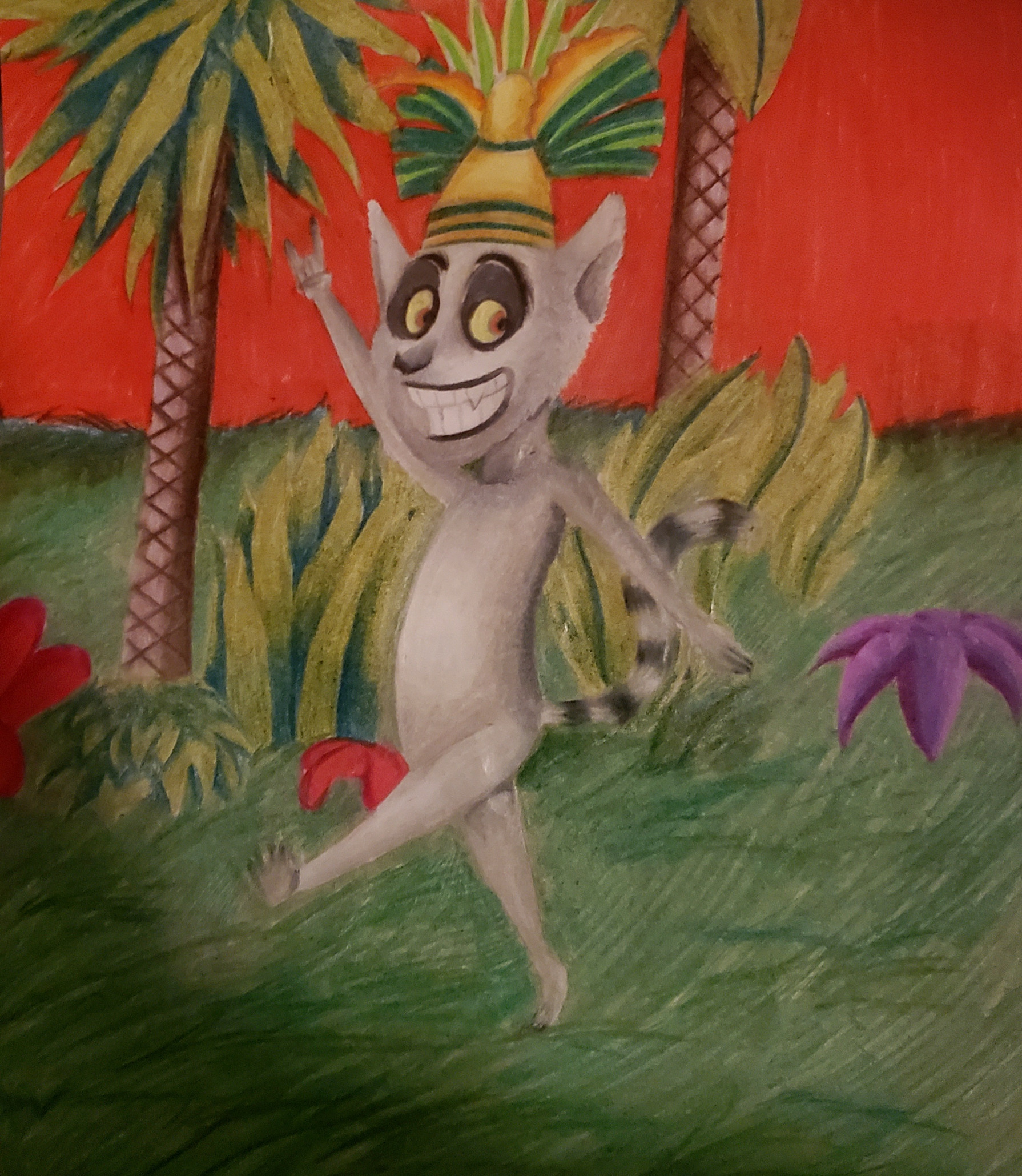 High Quality King Julien drawing Blank Meme Template