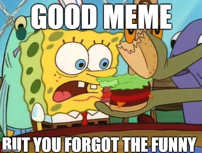 You Forgot the funny | image tagged in you forgot the funny | made w/ Imgflip meme maker