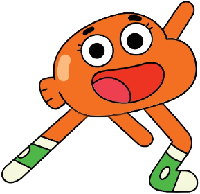 Darwin Watterson Pose Blank Meme Template